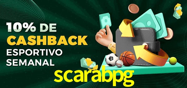 10% de bônus de cashback na scarabpg